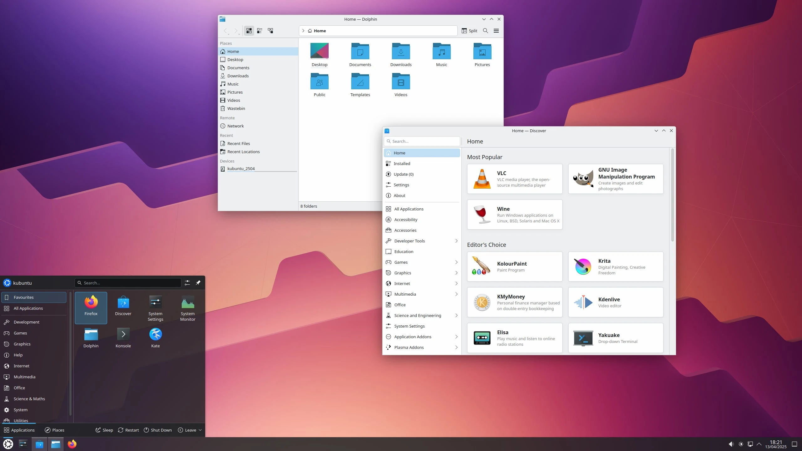 The Kubuntu Desktop