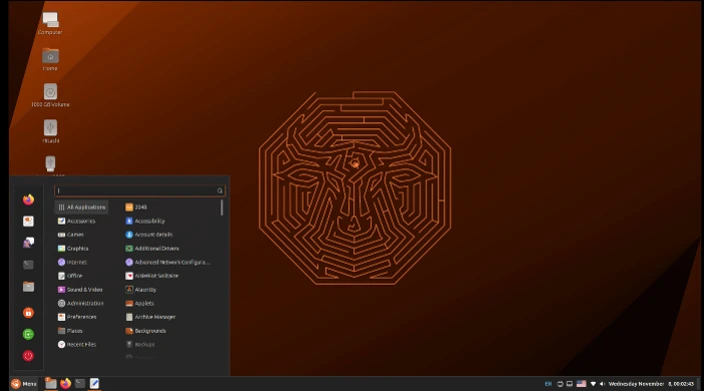 The Ubuntu Cinnamon Desktop