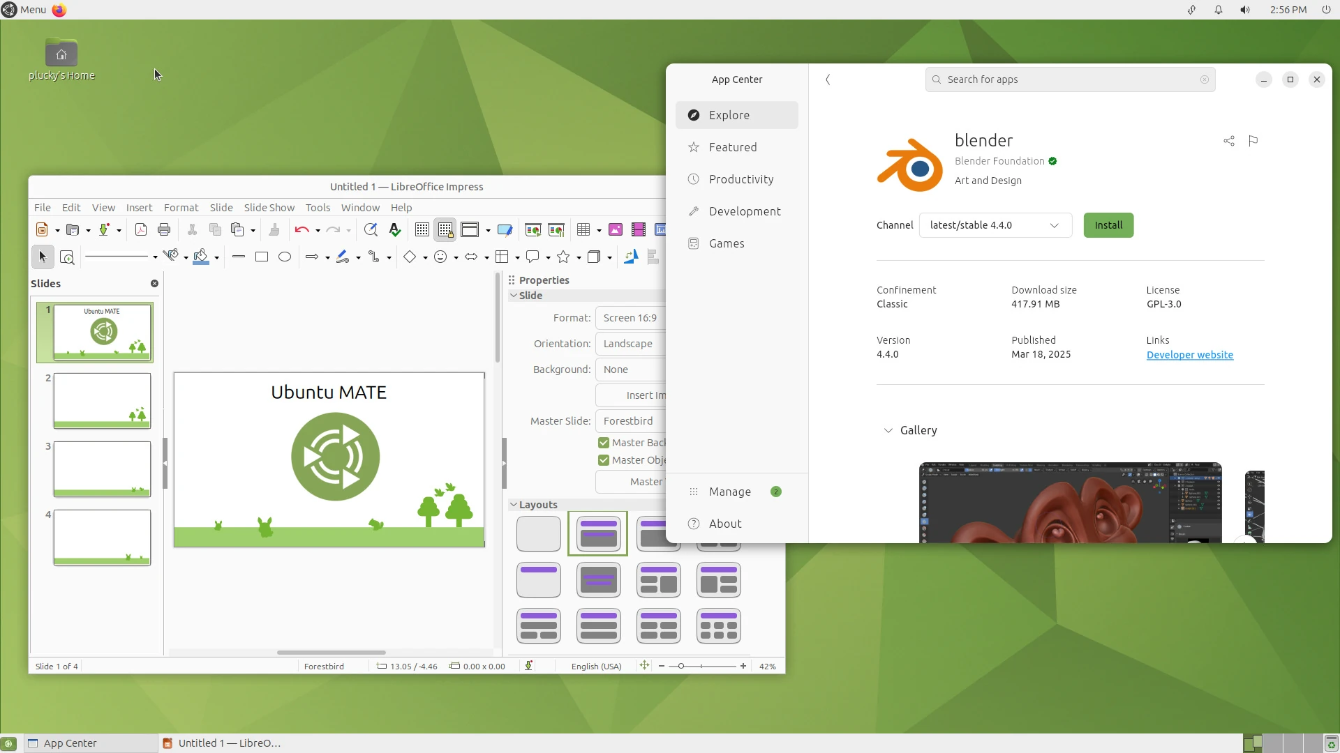 The Ubuntu MATE Desktop